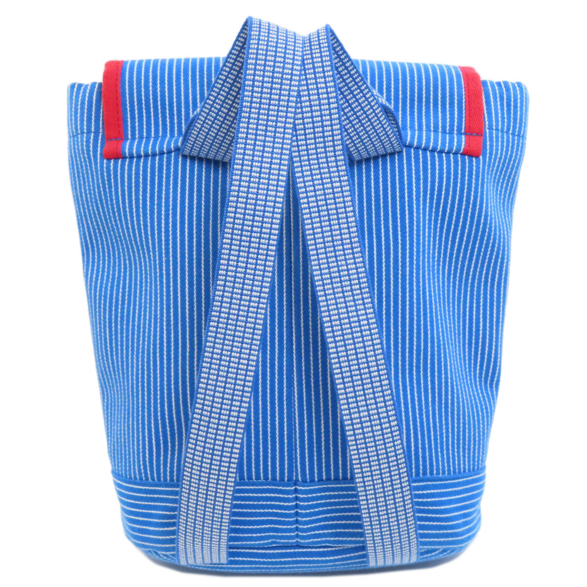 HERMES Backpack canvas blue Kids Horse Caval Color