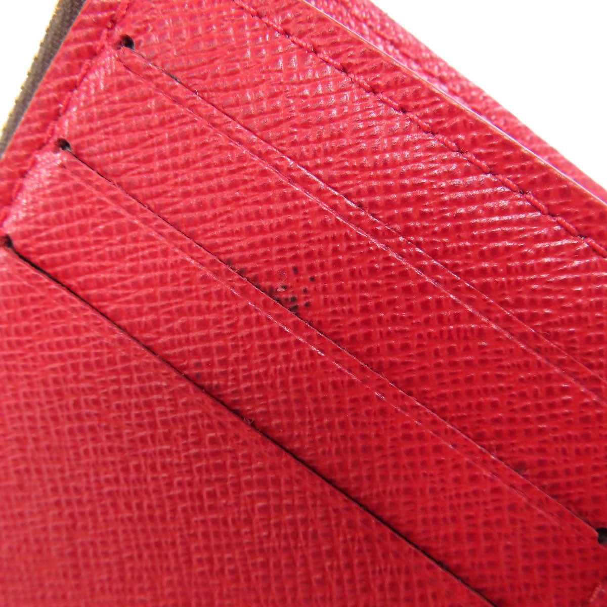 LOUIS VUITTON Bifold Wallet N41659 Damier canvas Brown Portefeuille Victorine Women Used