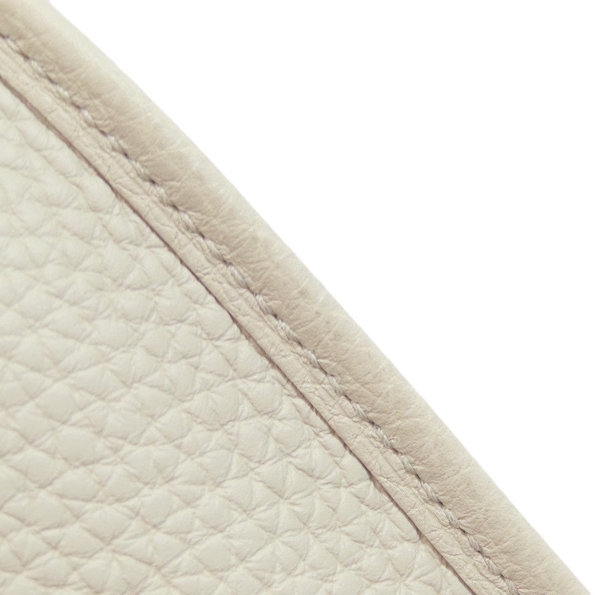 HERMES Shoulder Bag Taurillon Clemence white Evelyn TPM Amazone SilverMetal Women Used