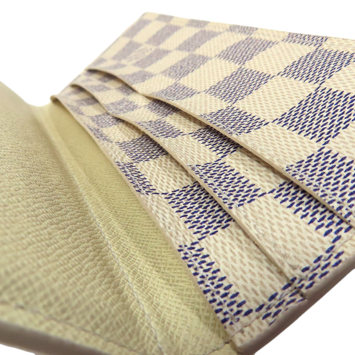 LOUIS VUITTON Bifold Wallet M63020 Damier canvas white Portefeuille Josephine Women Used