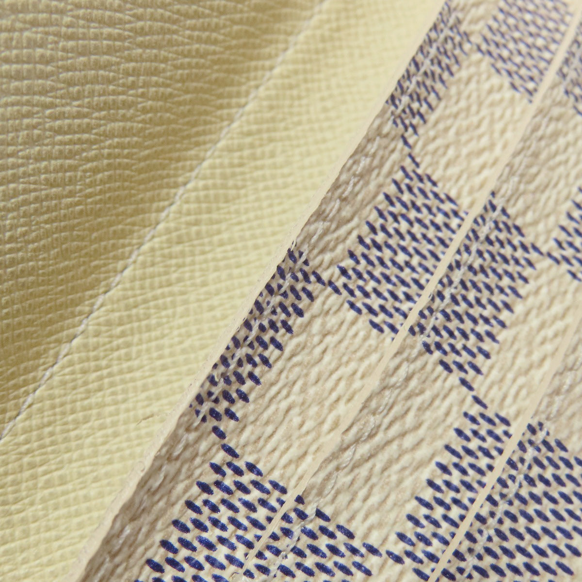 LOUIS VUITTON Bifold Wallet M63020 Damier canvas white Portefeuille Josephine Women Used