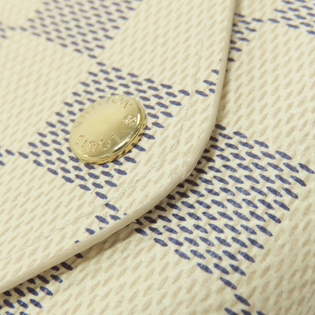 LOUIS VUITTON Bifold Wallet M63020 Damier canvas white Portefeuille Josephine Women Used