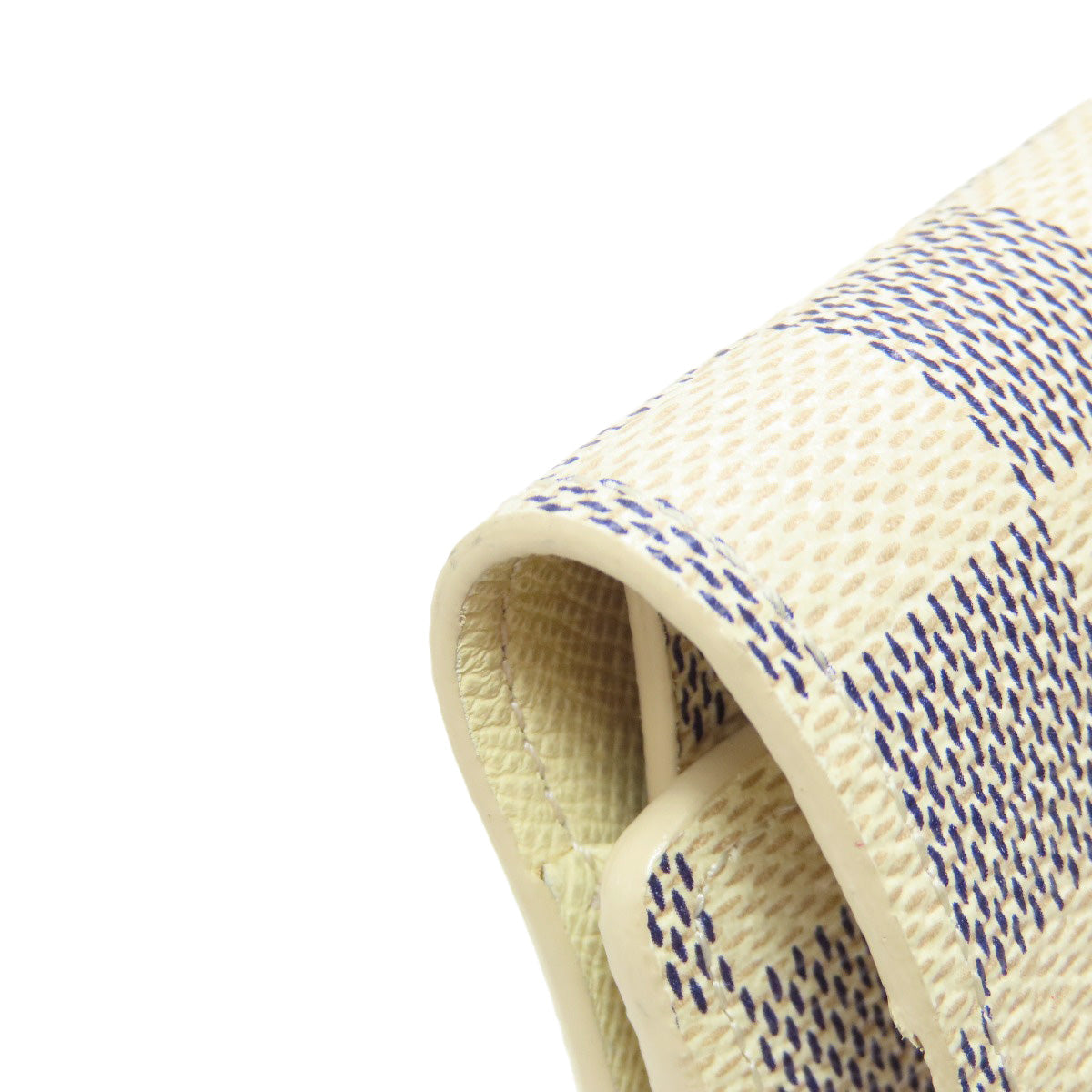 LOUIS VUITTON Bifold Wallet M63020 Damier canvas white Portefeuille Josephine Women Used