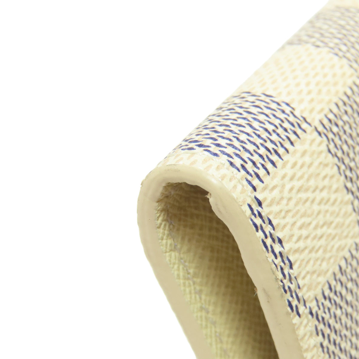 LOUIS VUITTON Bifold Wallet M63020 Damier canvas white Portefeuille Josephine Women Used