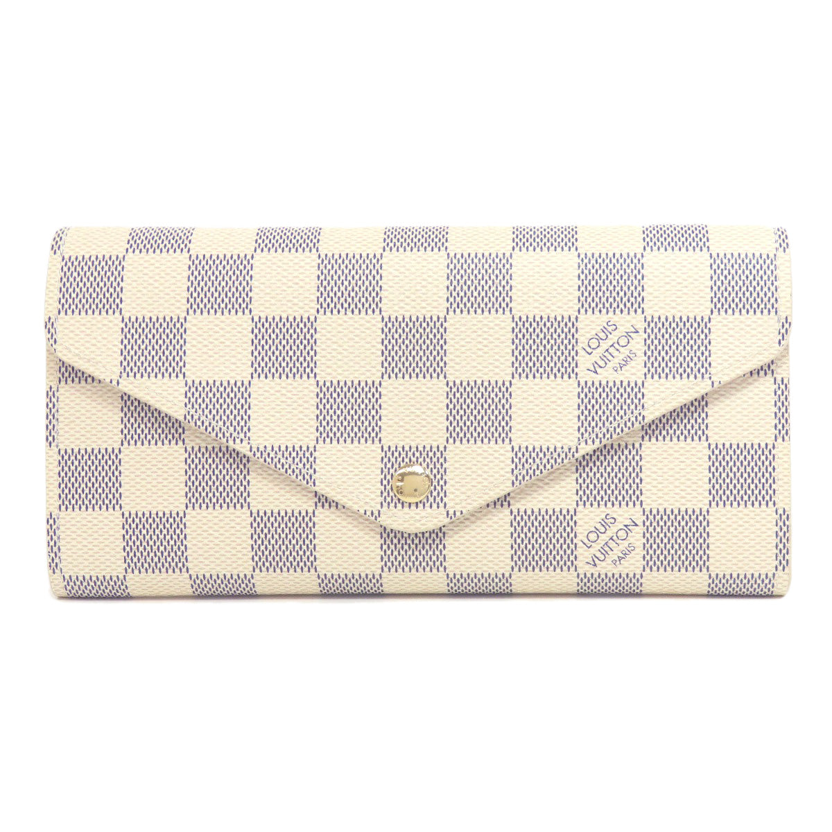LOUIS VUITTON Bifold Wallet M63020 Damier canvas white Portefeuille Josephine Women Used