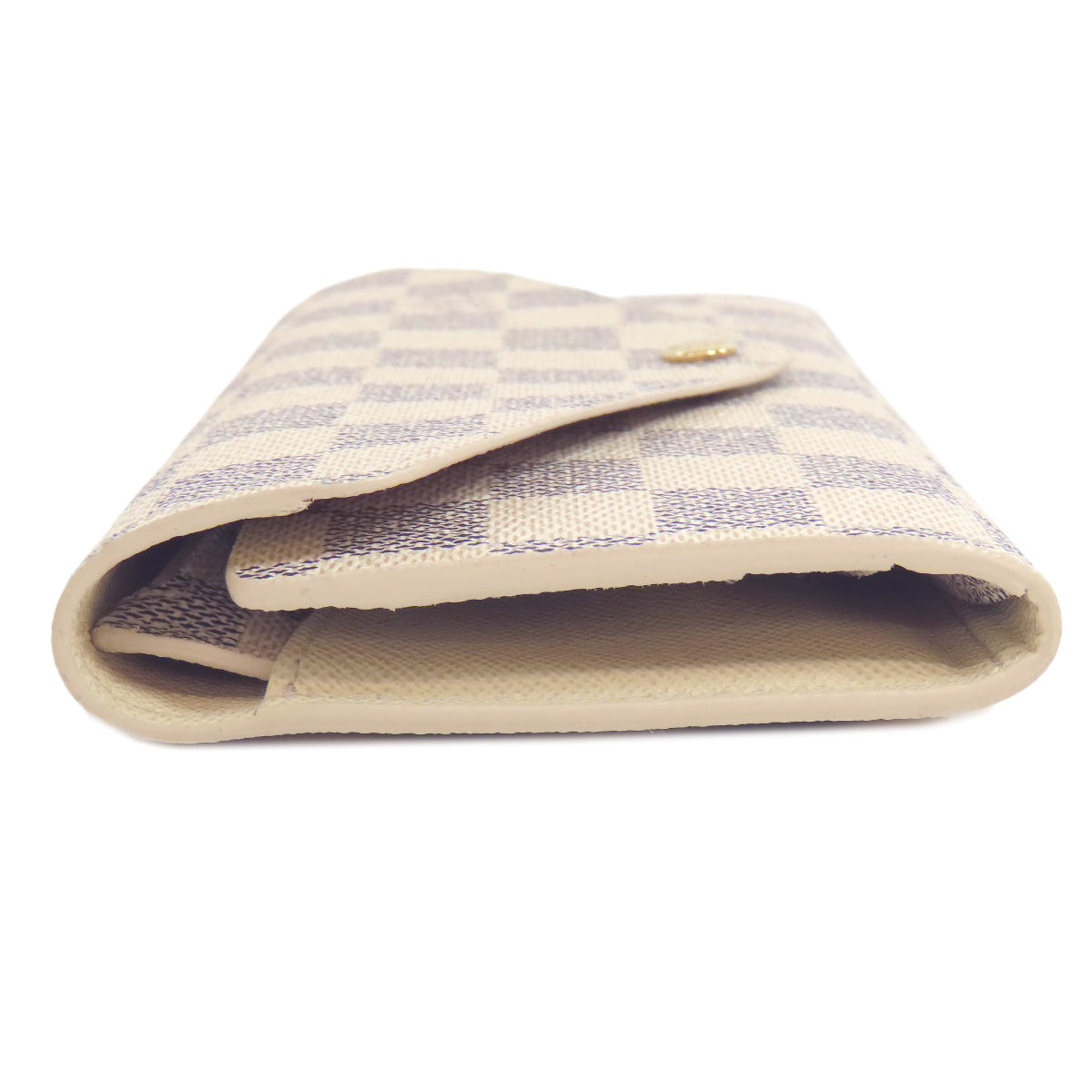 LOUIS VUITTON Bifold Wallet M63020 Damier canvas white Portefeuille Josephine Women Used