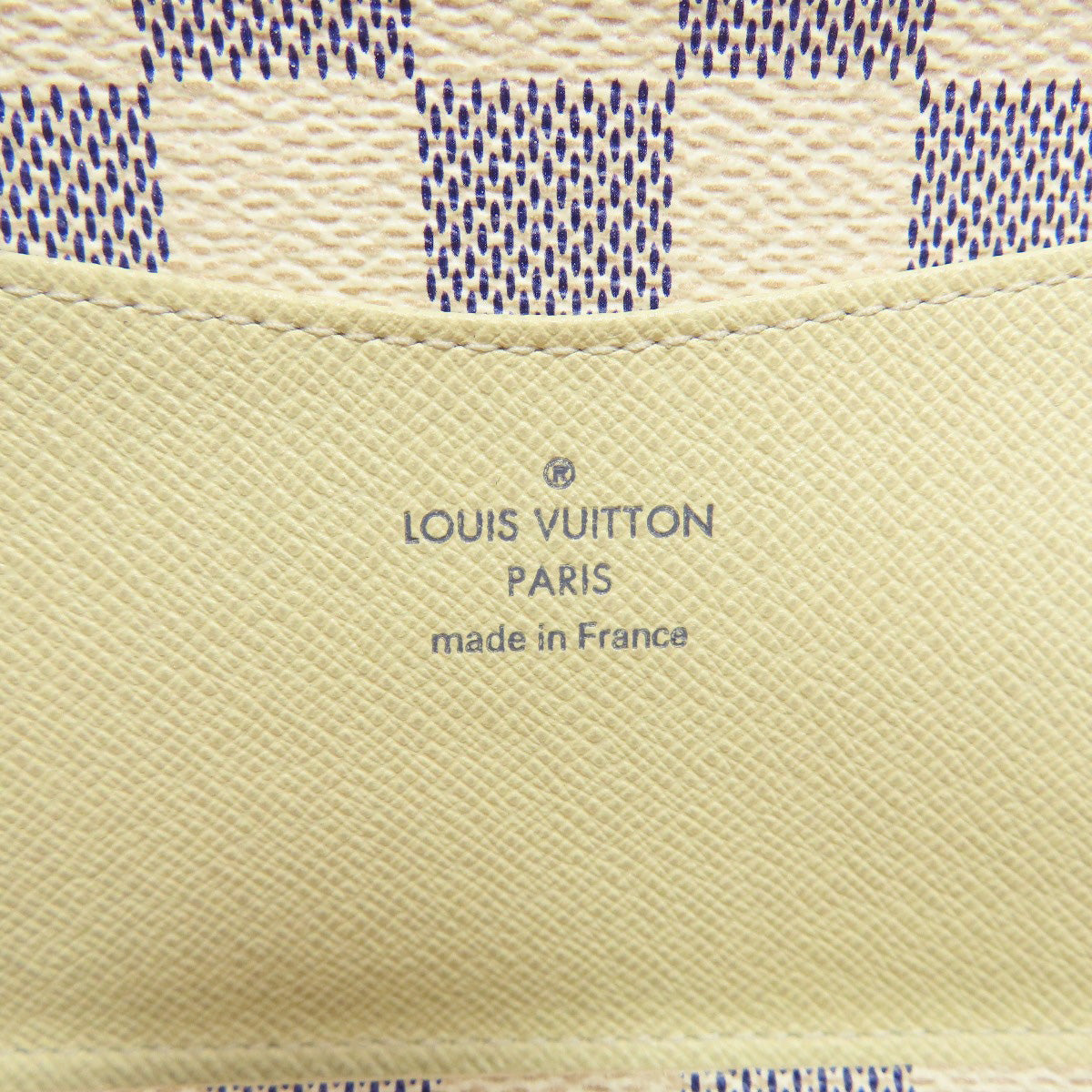 LOUIS VUITTON Bifold Wallet M63020 Damier canvas white Portefeuille Josephine Women Used