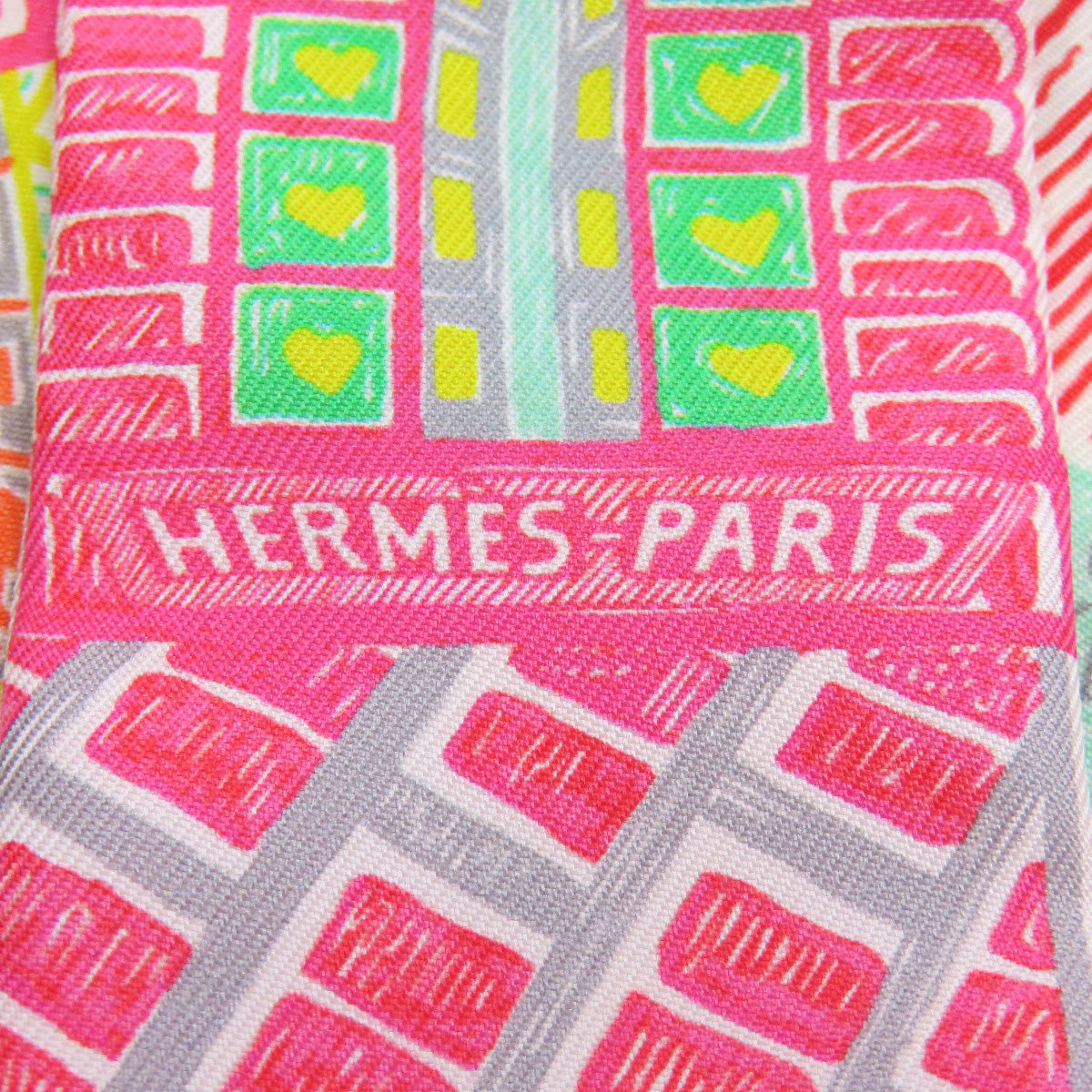 HERMES scarf silk multicolor Twilly Women Used