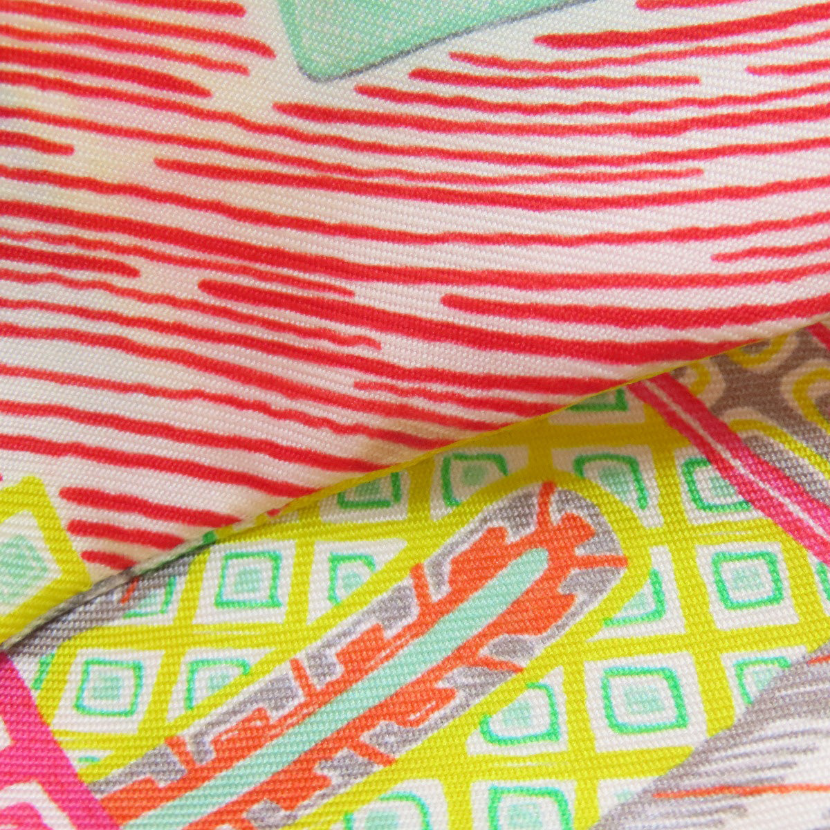 HERMES scarf silk multicolor Twilly Women Used