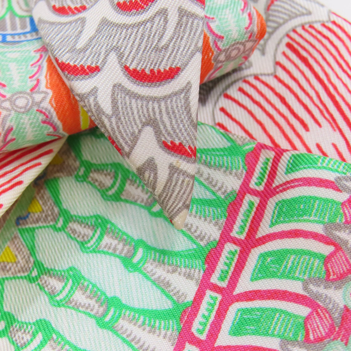 HERMES scarf silk multicolor Twilly Women Used
