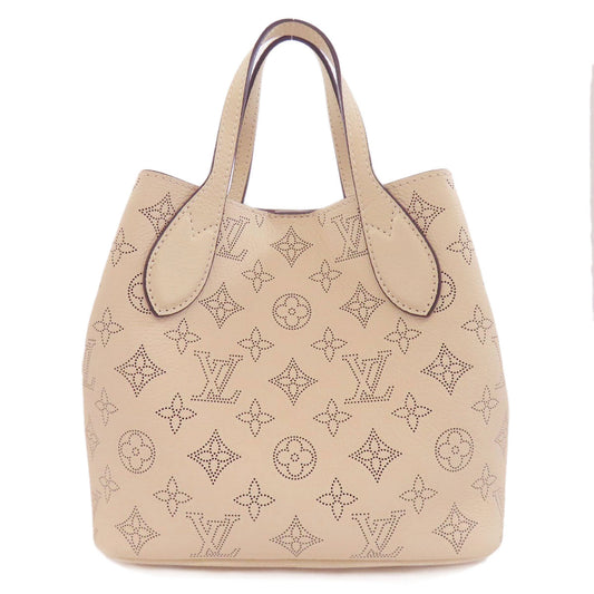 LOUIS VUITTON Handbag M21909 Mahina leather beige Blossom PM Women Used
