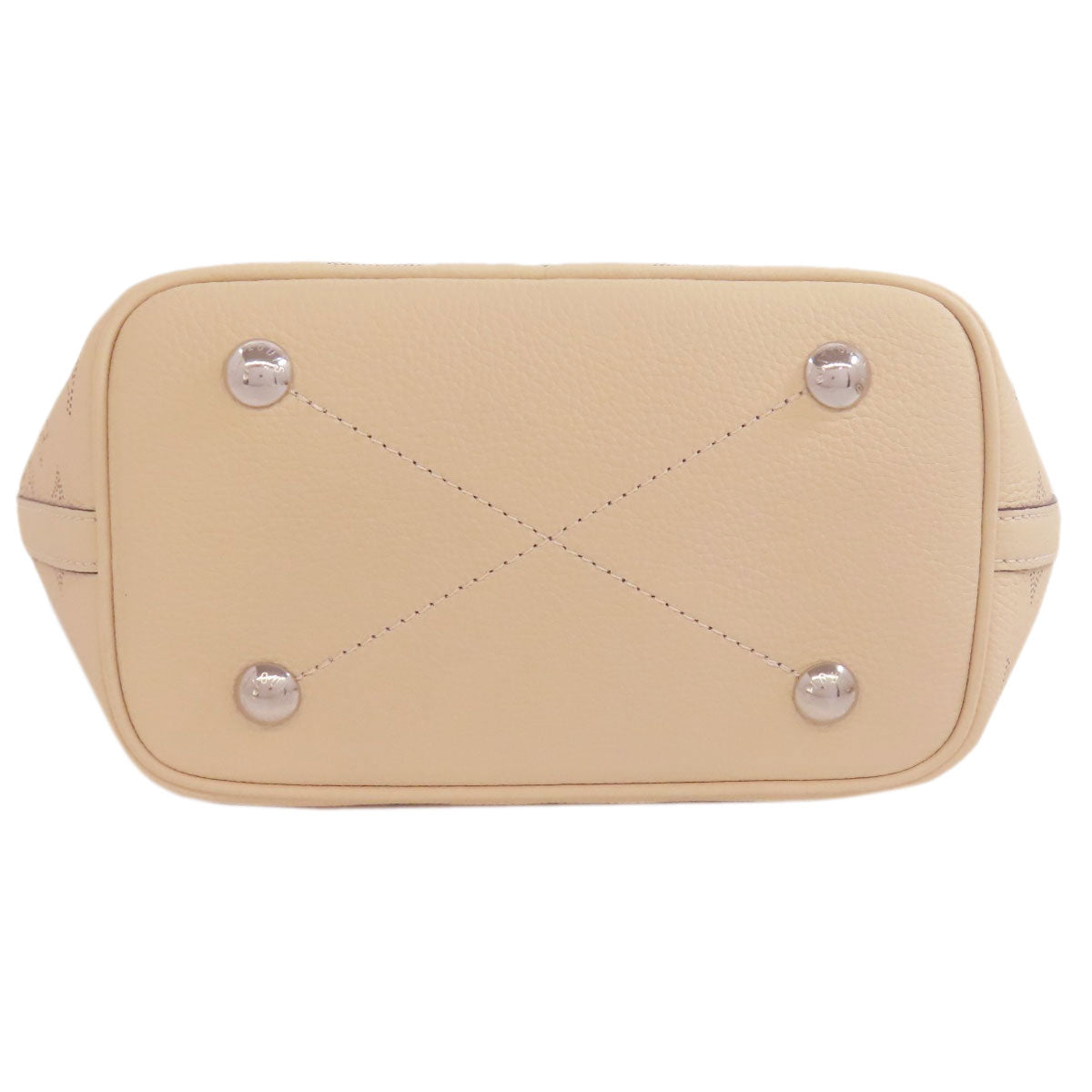 LOUIS VUITTON Handbag M21909 Mahina leather beige Blossom PM Women Used
