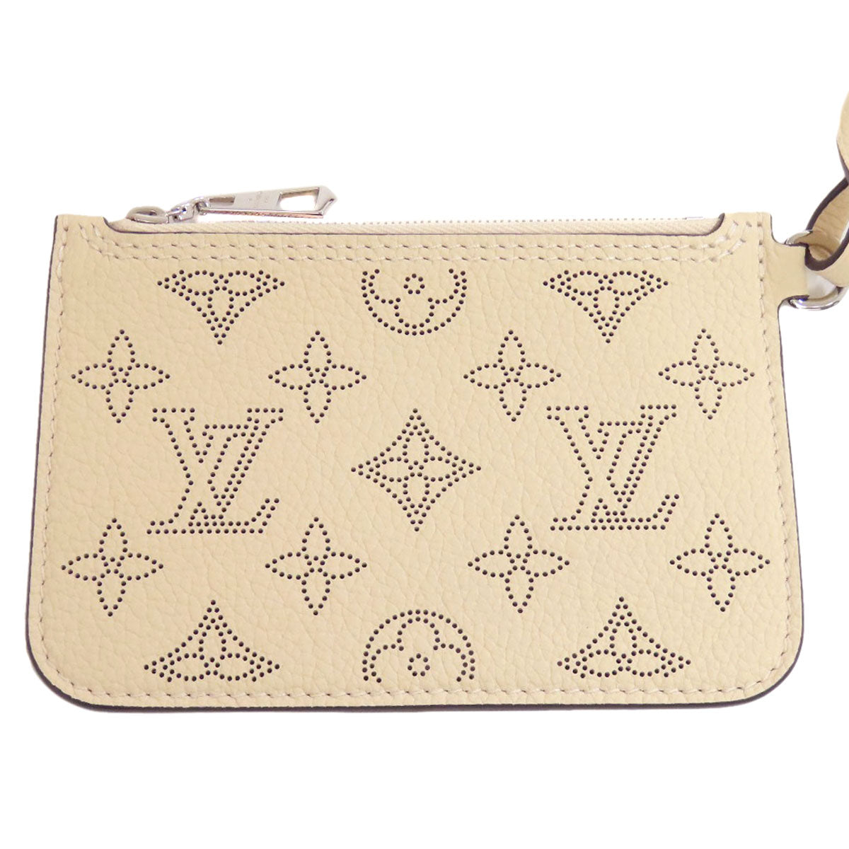 LOUIS VUITTON Handbag M21909 Mahina leather beige Blossom PM Women Used