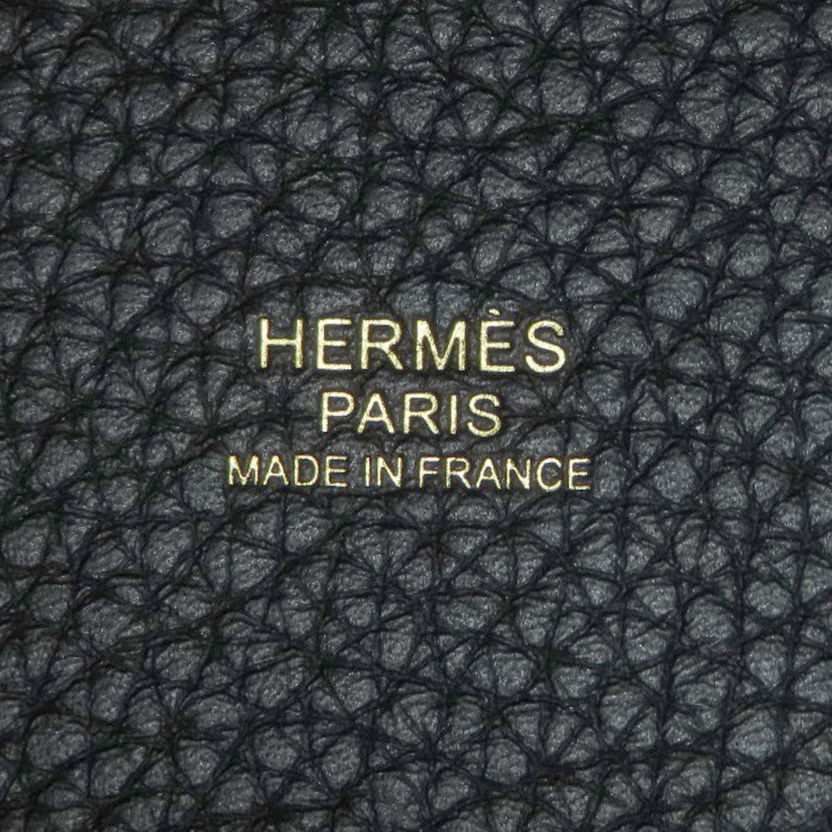HERMES Handbag Taurillon Clemence black Picotin Lock PM Gold Metal Women Used