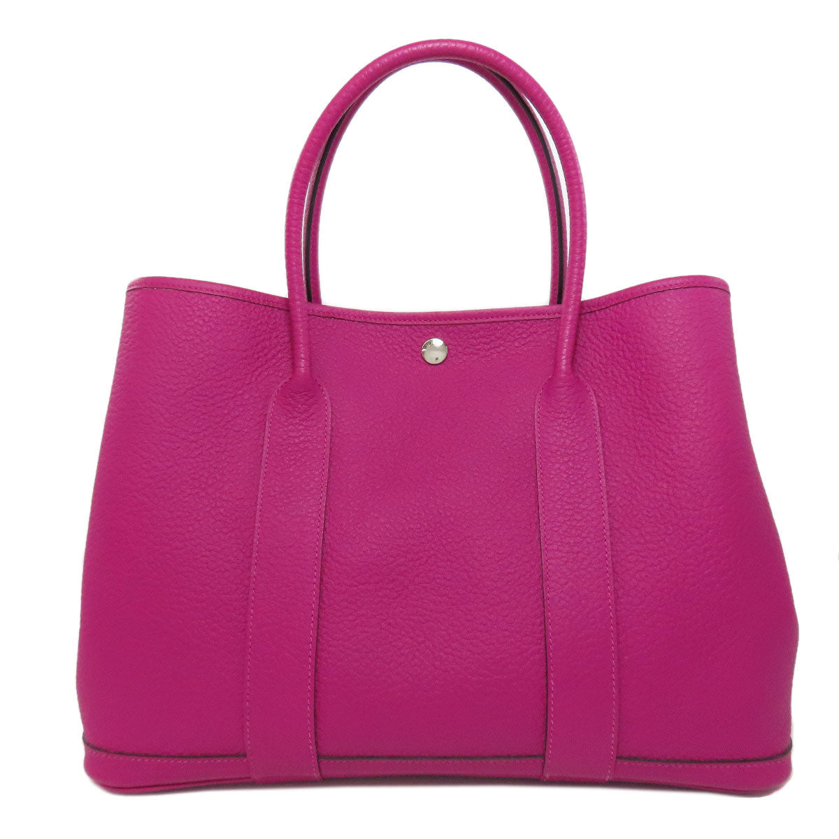 HERMES Tote Bag Negonda pink Garden Party PM SilverMetal Women Used