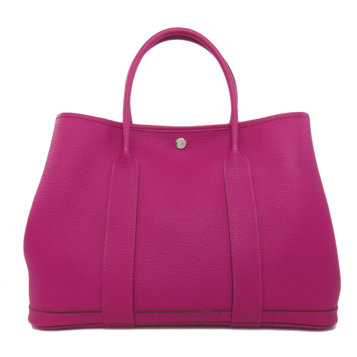 HERMES Tote Bag Negonda pink Garden Party PM SilverMetal Women Used