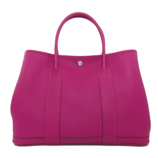 HERMES Tote Bag Negonda pink Garden Party PM SilverMetal Women Used