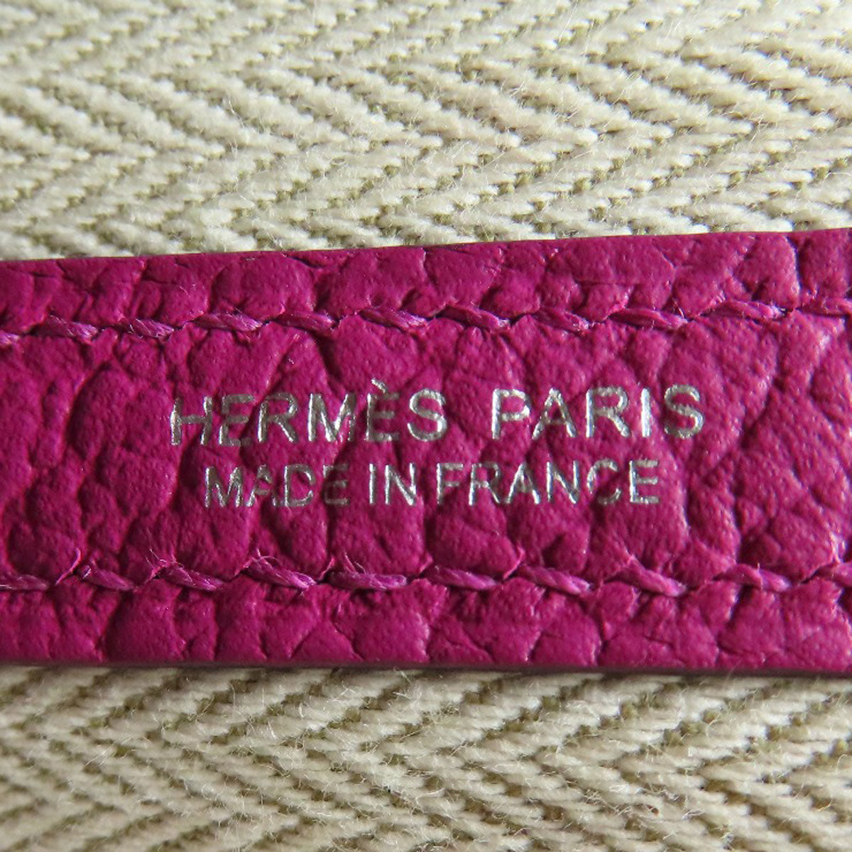 HERMES Tote Bag Negonda pink Garden Party PM SilverMetal Women Used