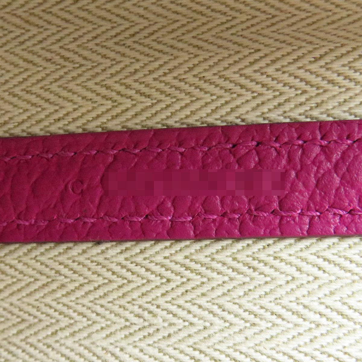 HERMES Tote Bag Negonda pink Garden Party PM SilverMetal Women Used