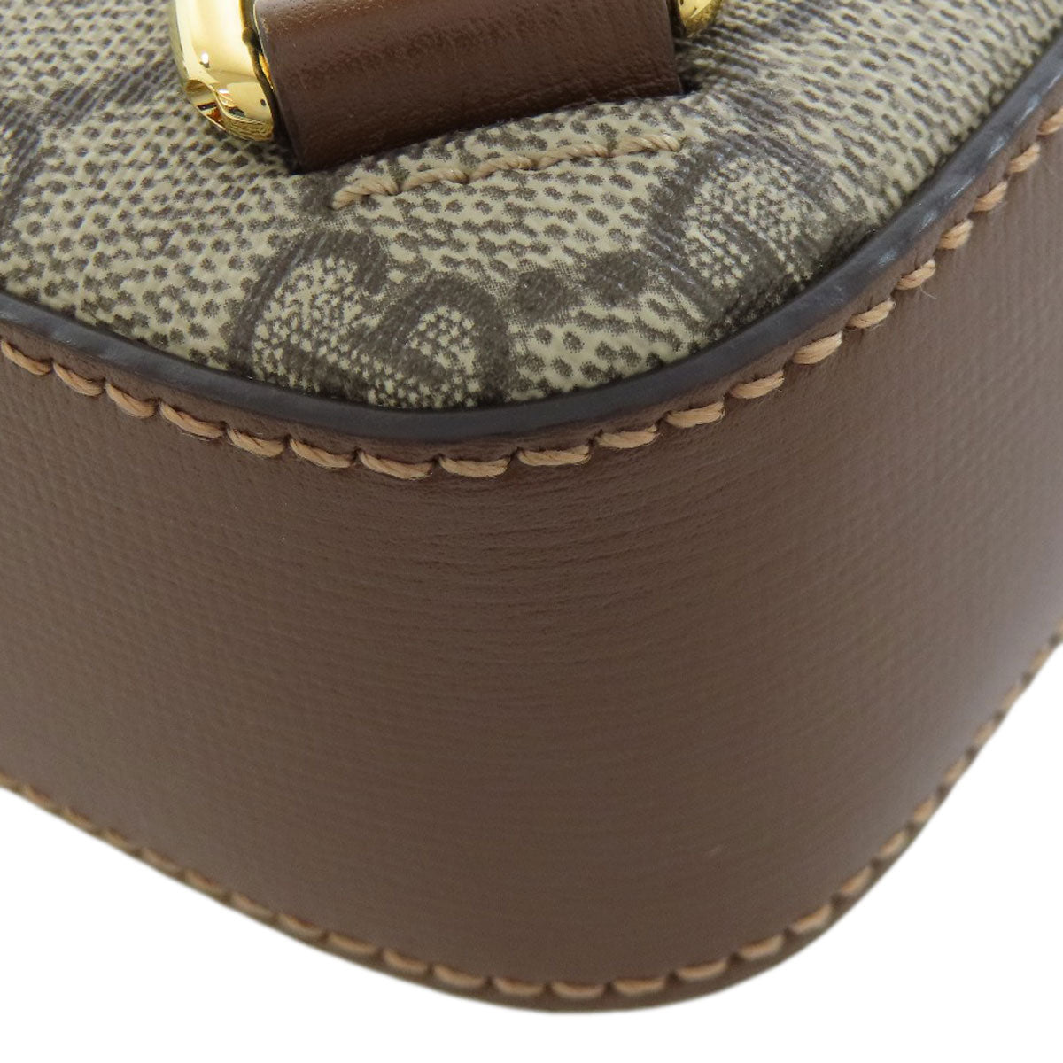 GUCCI Sling bag 696016 PVC Brown GG Supreme Women Used