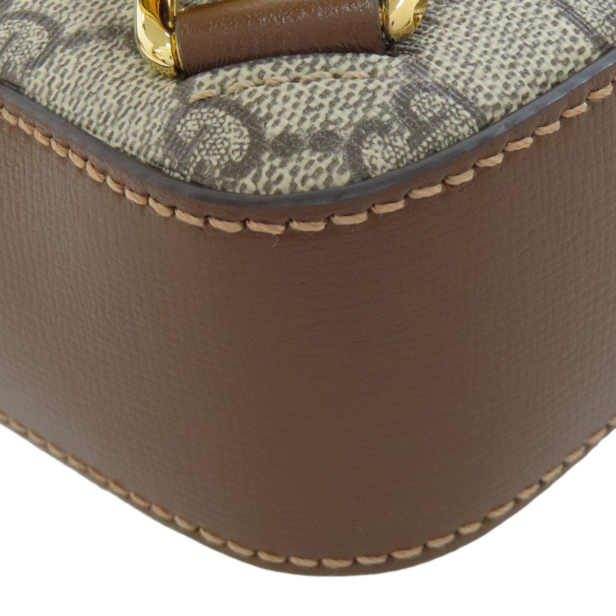 GUCCI Sling bag 696016 PVC Brown GG Supreme Women Used