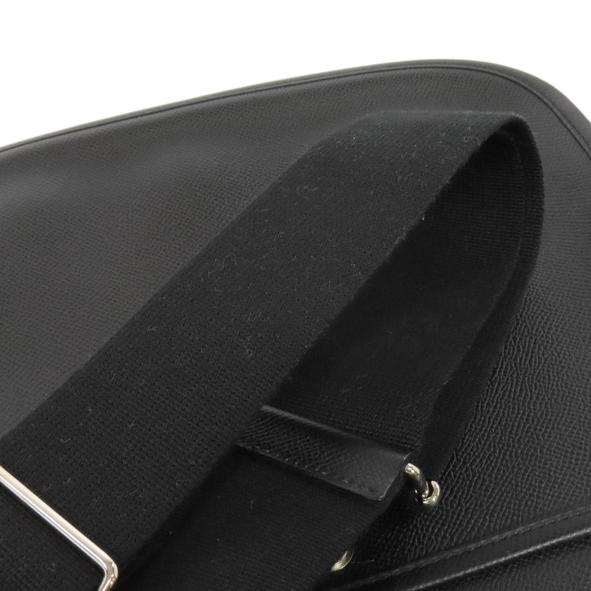 HERMES Shoulder Bag Epsom black Evelyn 3 PM SilverMetal Women Used