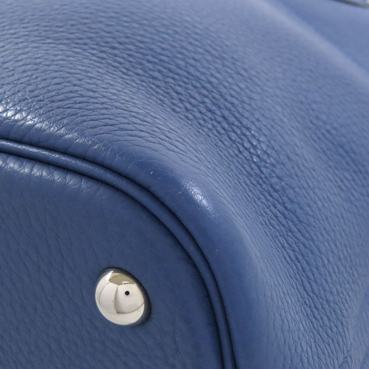 HERMES Handbag Taurillon Clemence blue Bolide 31 SilverMetal Women Used