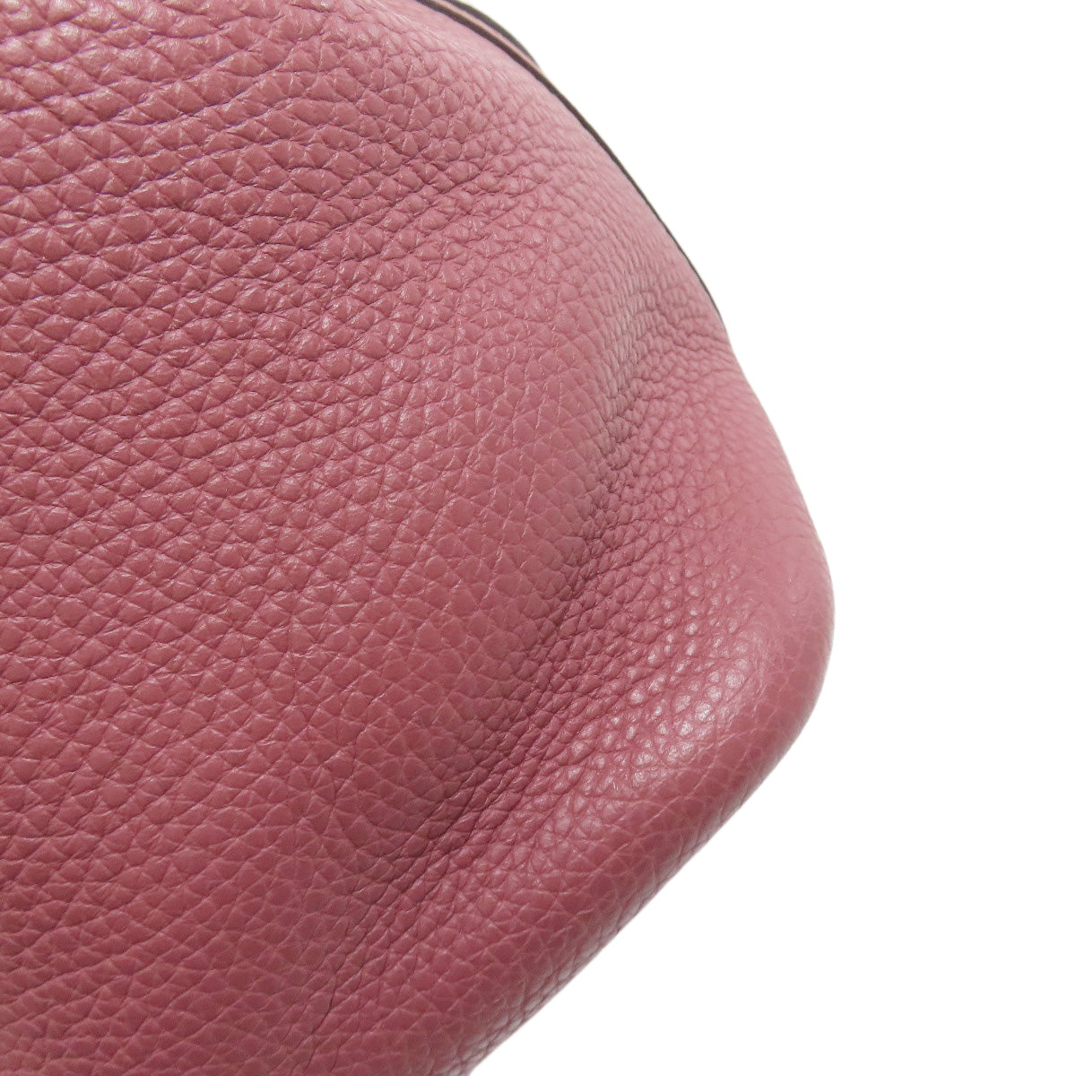 HERMES Handbag Taurillon Clemence pink Picotin Lock MM SilverMetal