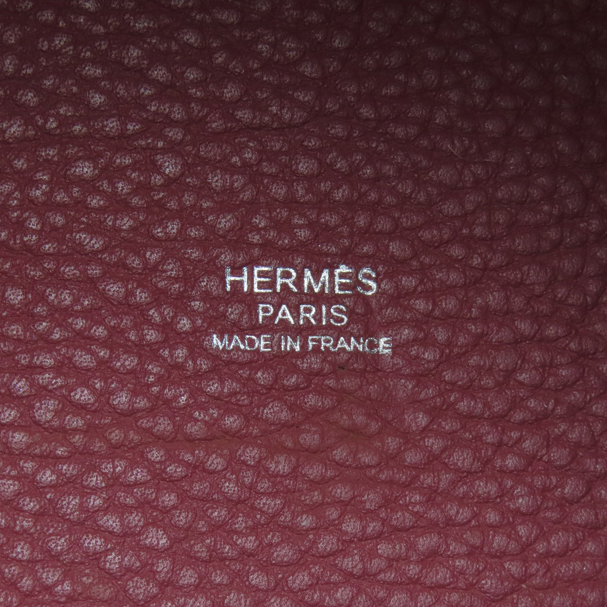 HERMES Handbag Taurillon Clemence pink Picotin Lock MM SilverMetal