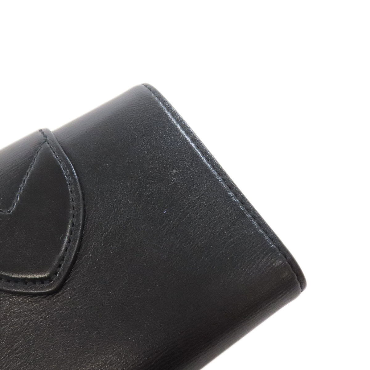 LOUIS VUITTON Bifold Wallet M69176 leather black Portefeuille LV Pont Neuf Women Used