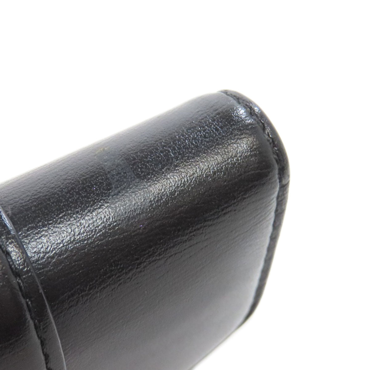 LOUIS VUITTON Bifold Wallet M69176 leather black Portefeuille LV Pont Neuf Women Used