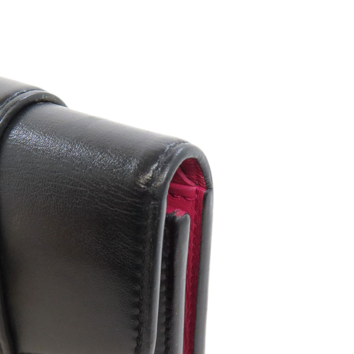LOUIS VUITTON Bifold Wallet M69176 leather black Portefeuille LV Pont Neuf Women Used