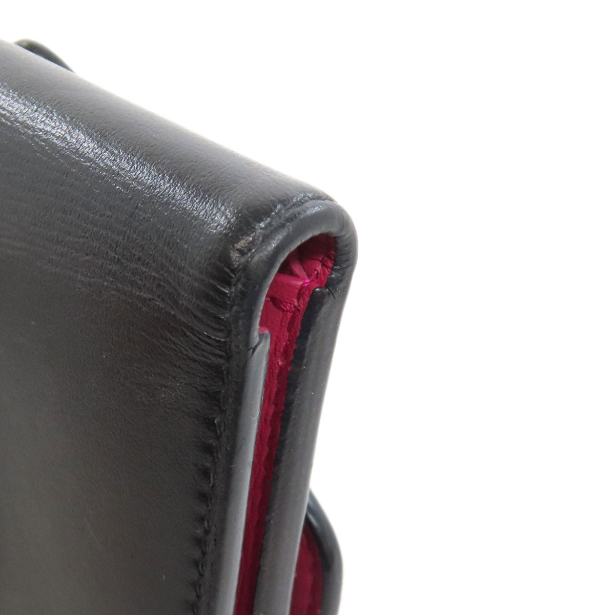LOUIS VUITTON Bifold Wallet M69176 leather black Portefeuille LV Pont Neuf Women Used