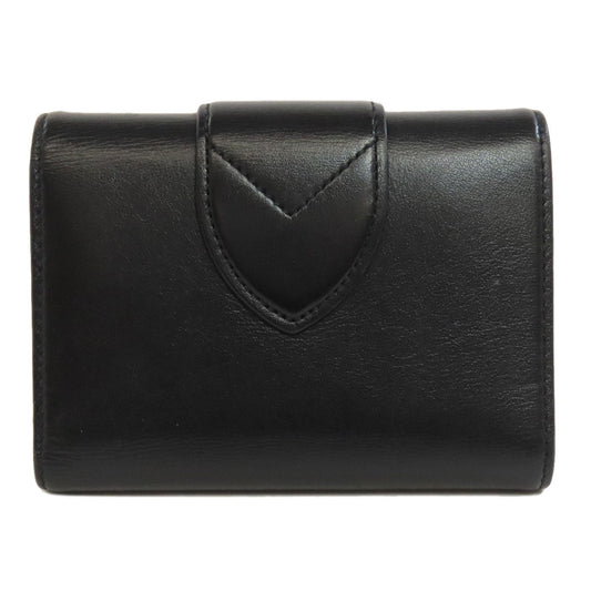 LOUIS VUITTON Bifold Wallet M69176 leather black Portefeuille LV Pont Neuf Women Used