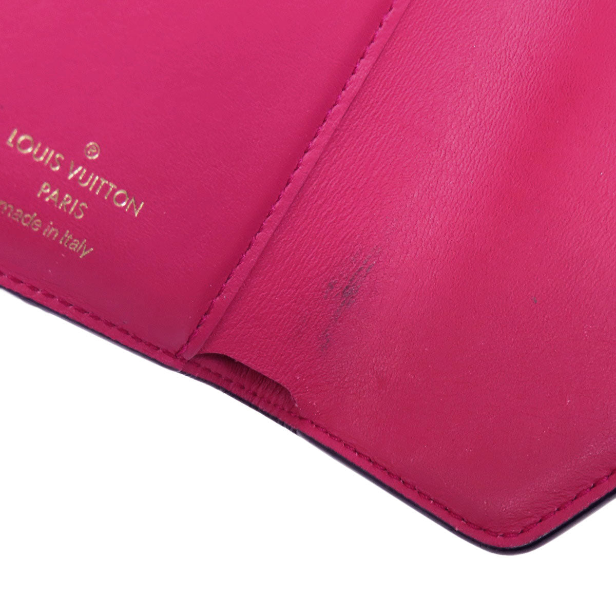 LOUIS VUITTON Bifold Wallet M69176 leather black Portefeuille LV Pont Neuf Women Used