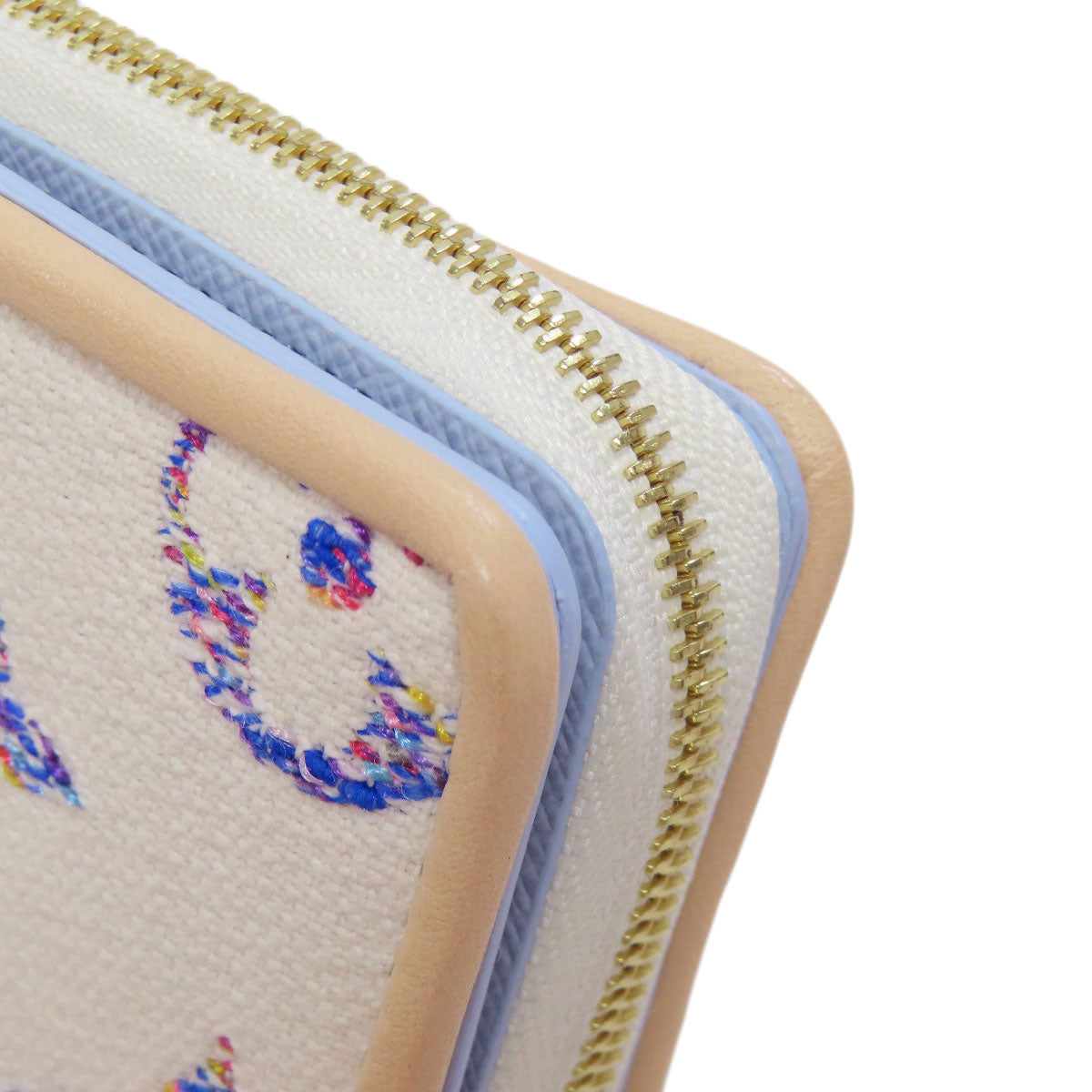 LOUIS VUITTON Bifold Wallet M83500 Monogram Jaguar white Portefeuille Lou Women Used