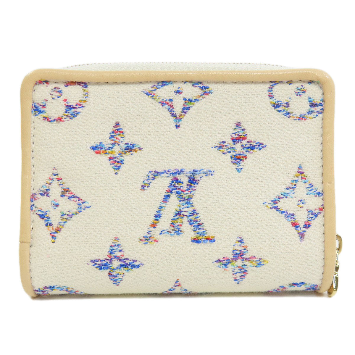 LOUIS VUITTON Bifold Wallet M83500 Monogram Jaguar white Portefeuille Lou Women Used