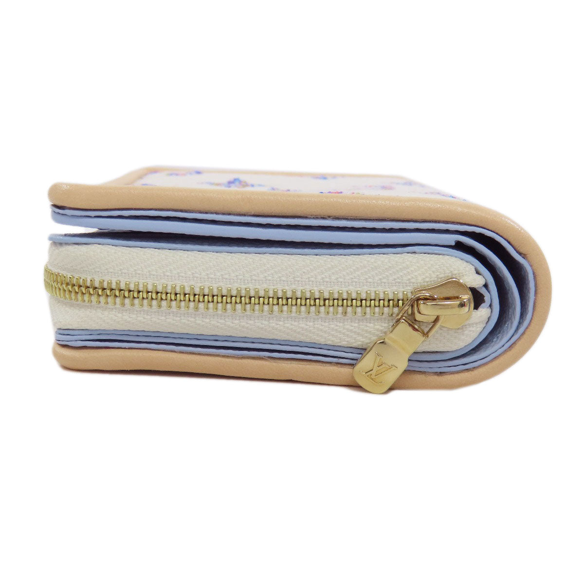 LOUIS VUITTON Bifold Wallet M83500 Monogram Jaguar white Portefeuille Lou Women Used