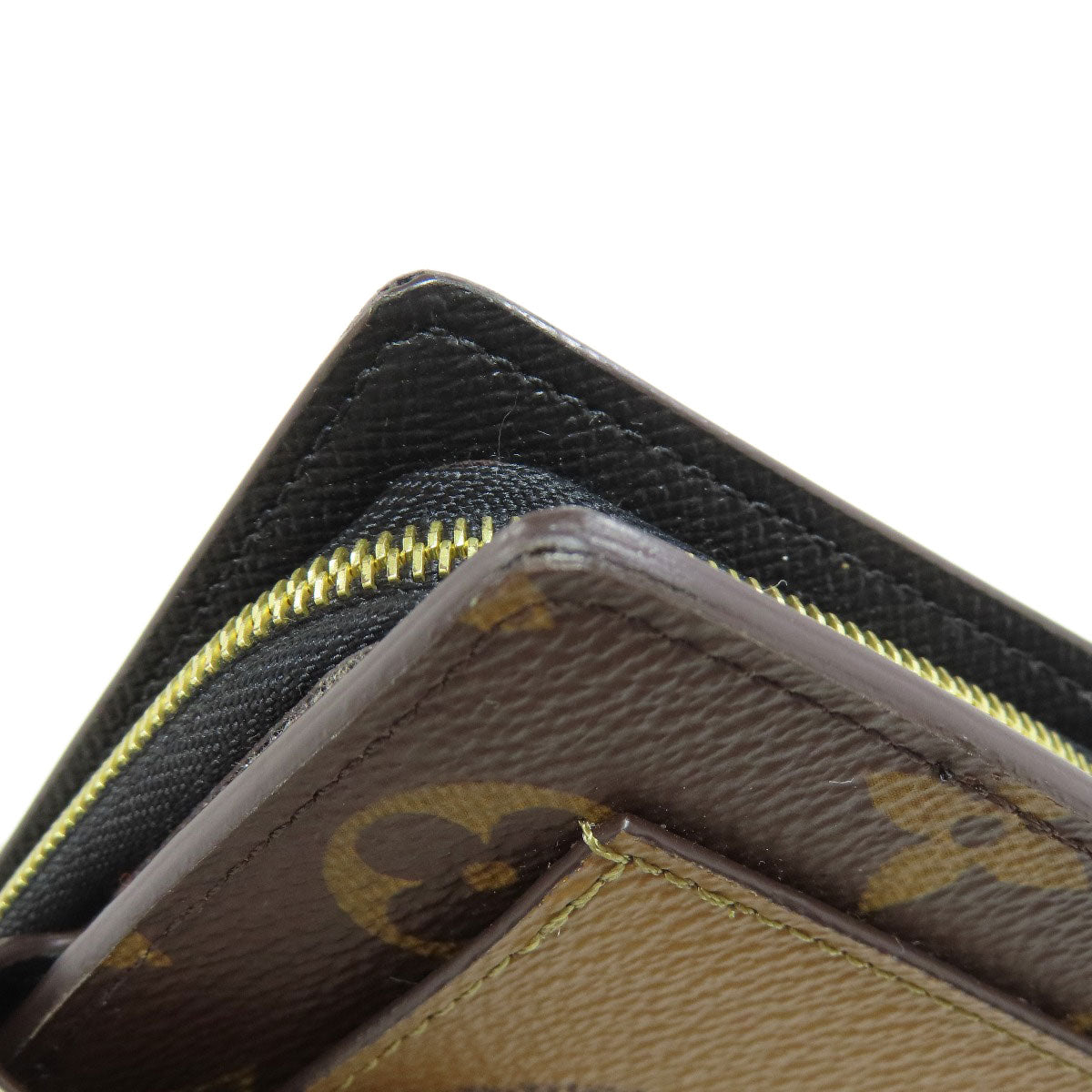 LOUIS VUITTON Bifold Wallet M69432 Monogram reverse Brown Portefeuille Juliet Women Used