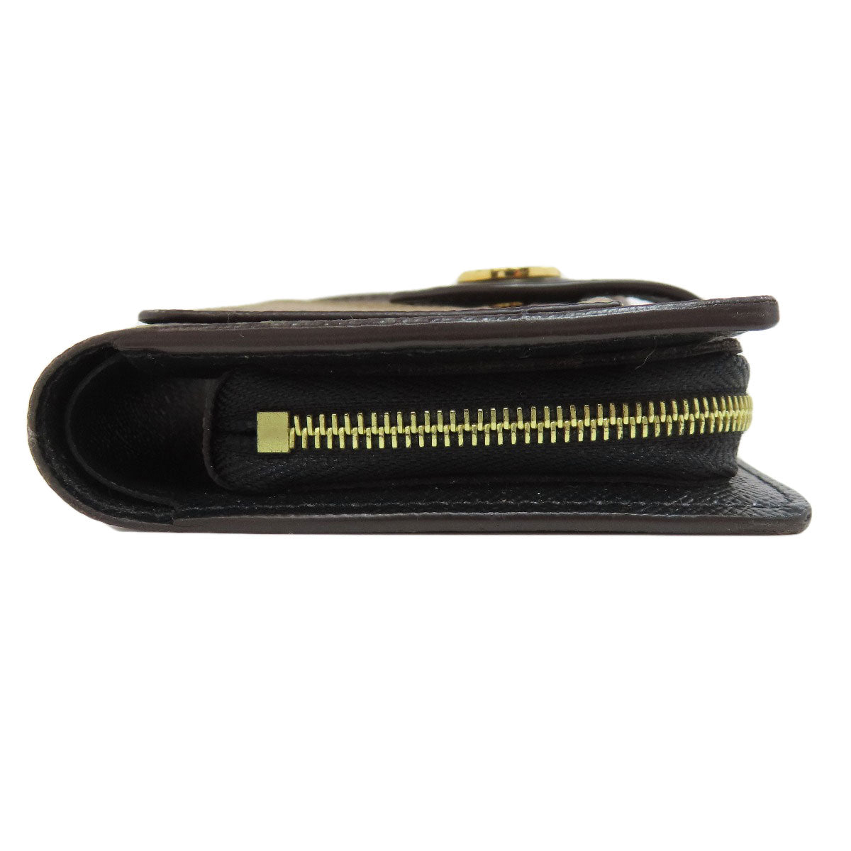 LOUIS VUITTON Bifold Wallet M69432 Monogram reverse Brown Portefeuille Juliet Women Used