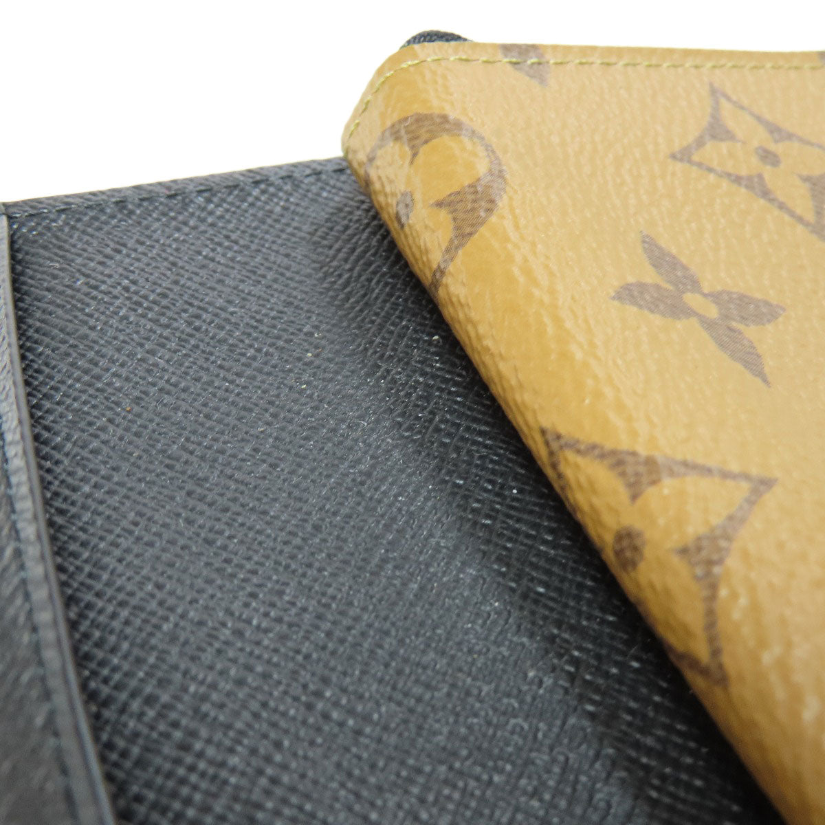 LOUIS VUITTON Bifold Wallet M69432 Monogram reverse Brown Portefeuille Juliet Women Used