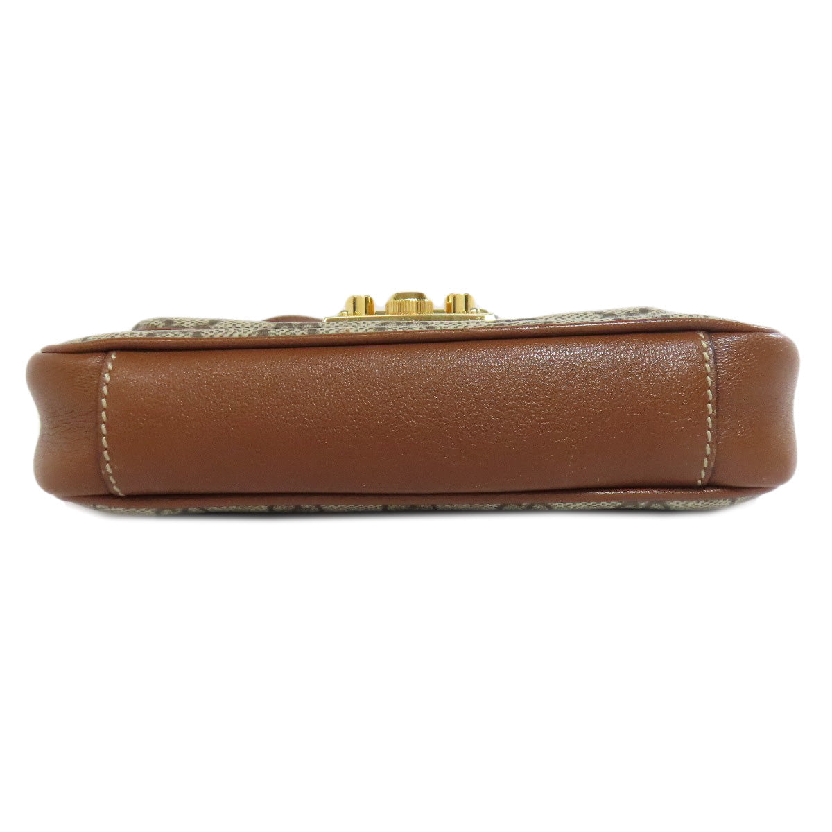 GUCCI Shoulder Bag 658487 PVC Brown GG Supreme 2WAY Women Used