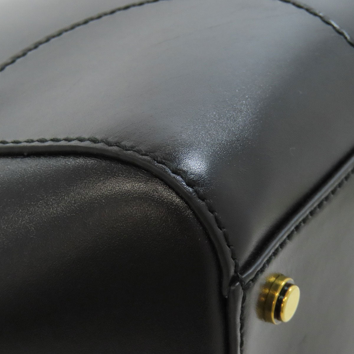 GUCCI Tote Bag 323652 leather black logo Women Used