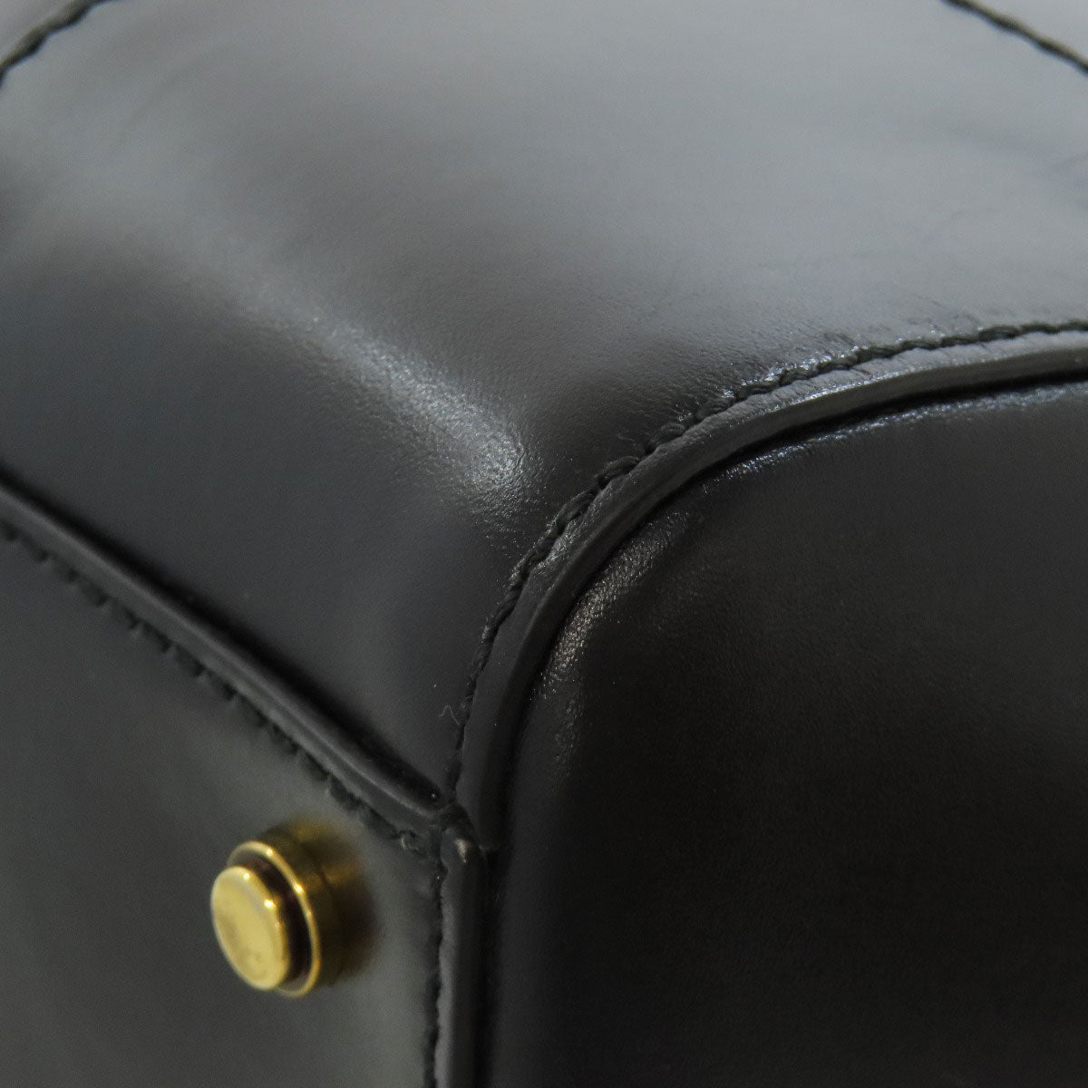 GUCCI Tote Bag 323652 leather black logo Women Used