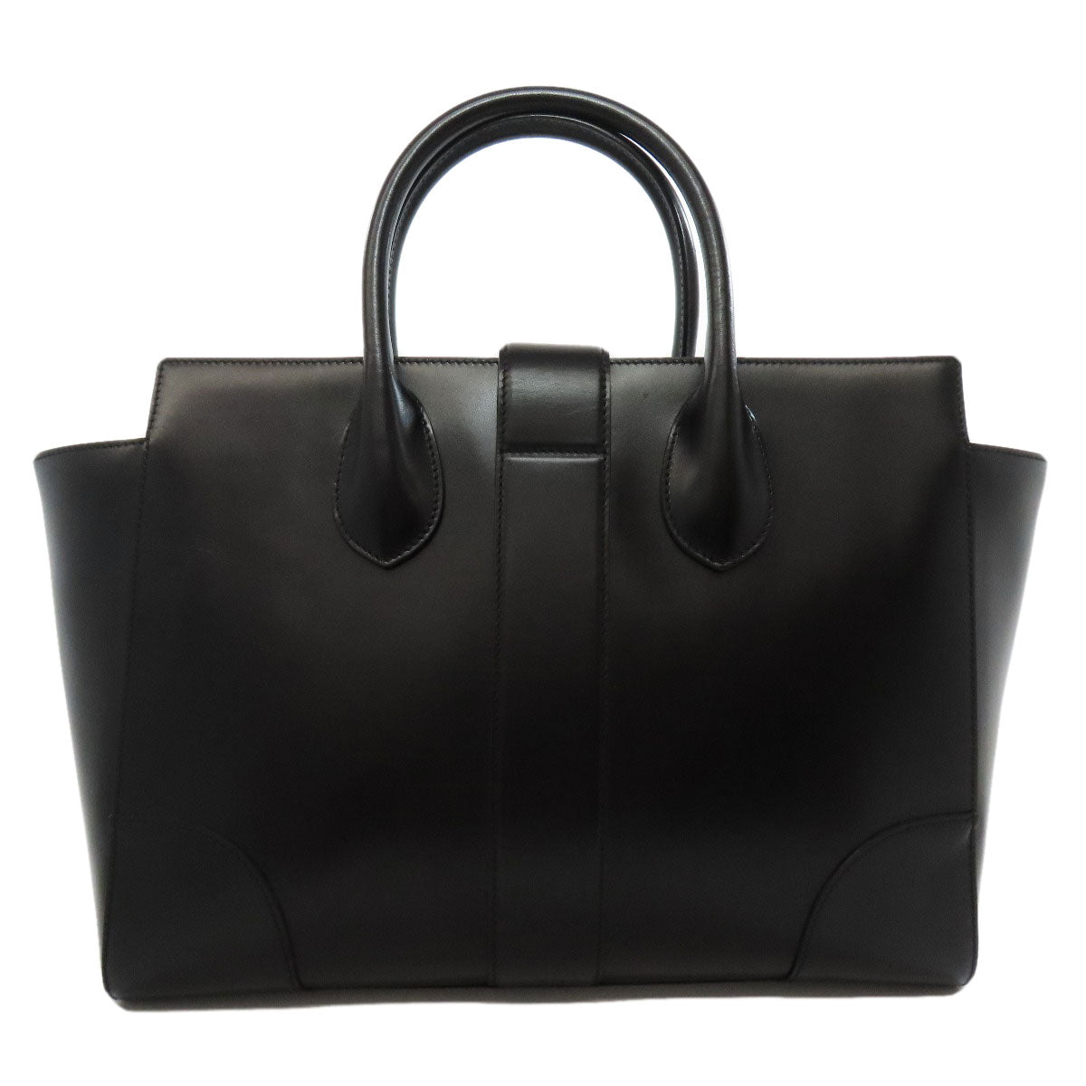 GUCCI Tote Bag 323652 leather black logo Women Used