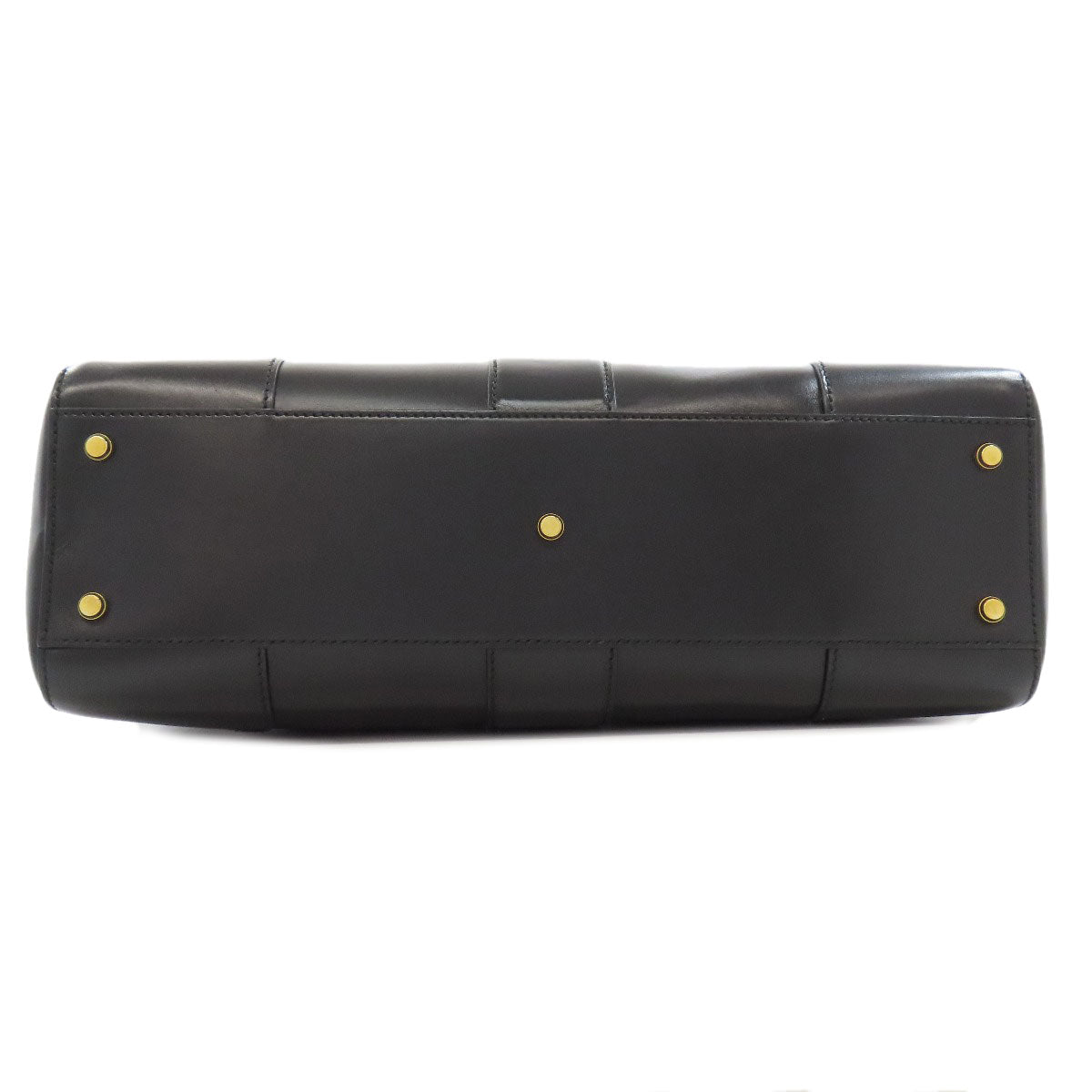 GUCCI Tote Bag 323652 leather black logo Women Used