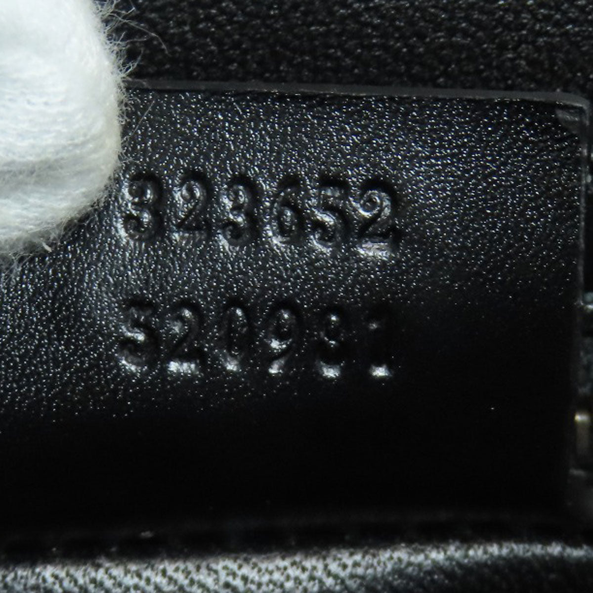 GUCCI Tote Bag 323652 leather black logo Women Used