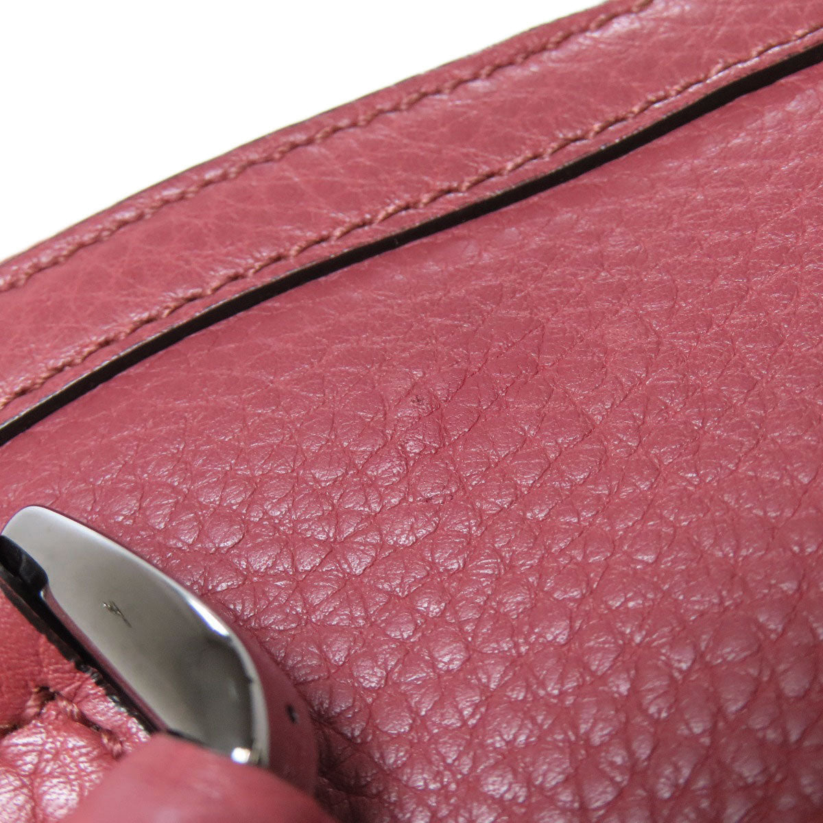 GUCCI Tote Bag 341508 leather pink Outlet 2WAY Women Used