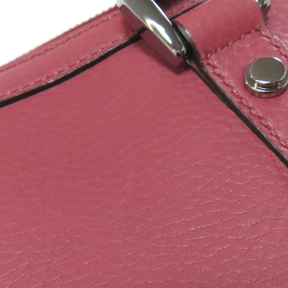 GUCCI Tote Bag 341508 leather pink Outlet 2WAY Women Used
