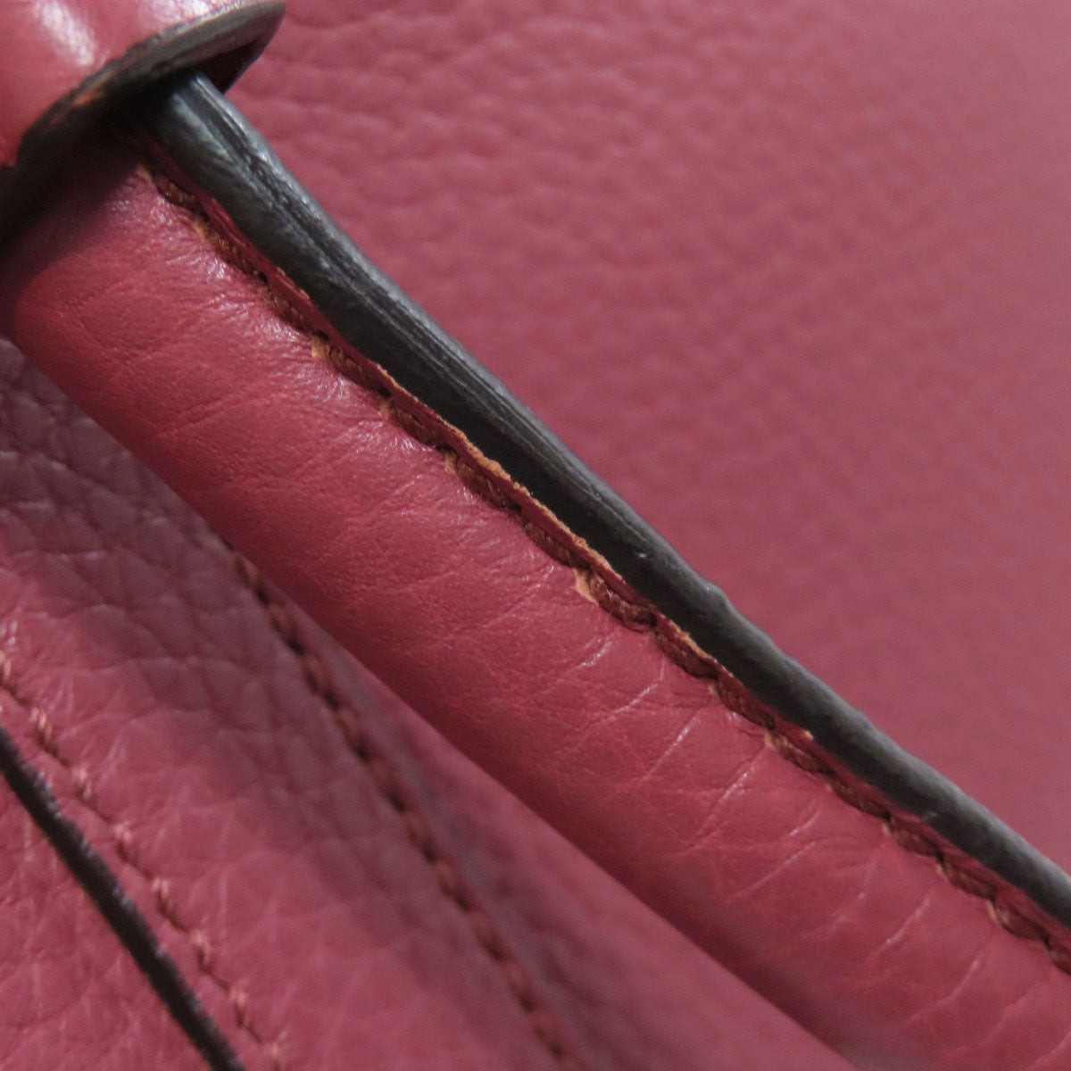 GUCCI Tote Bag 341508 leather pink Outlet 2WAY Women Used